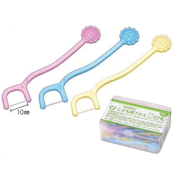 Ci こども用フロス 1ケース(40本入) 乳歯用フロス